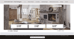 Desktop Screenshot of immobilien-hallweger.de