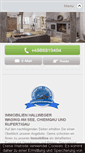 Mobile Screenshot of immobilien-hallweger.de